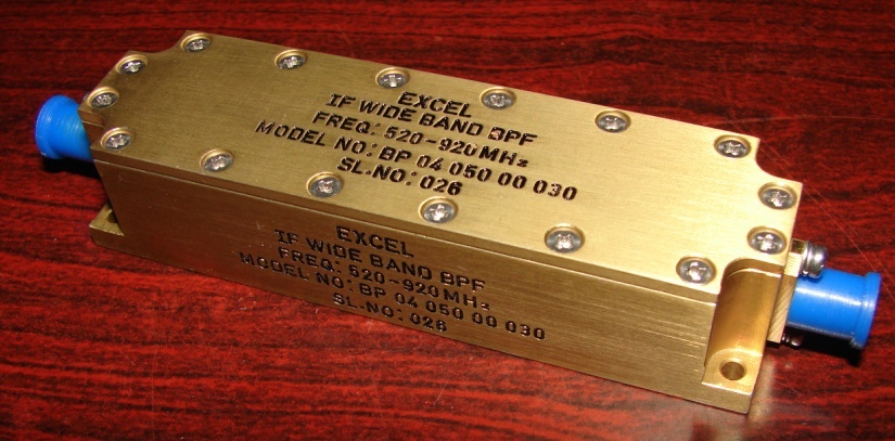 Lumped Element Band Pass Filters — up to 6 GHz